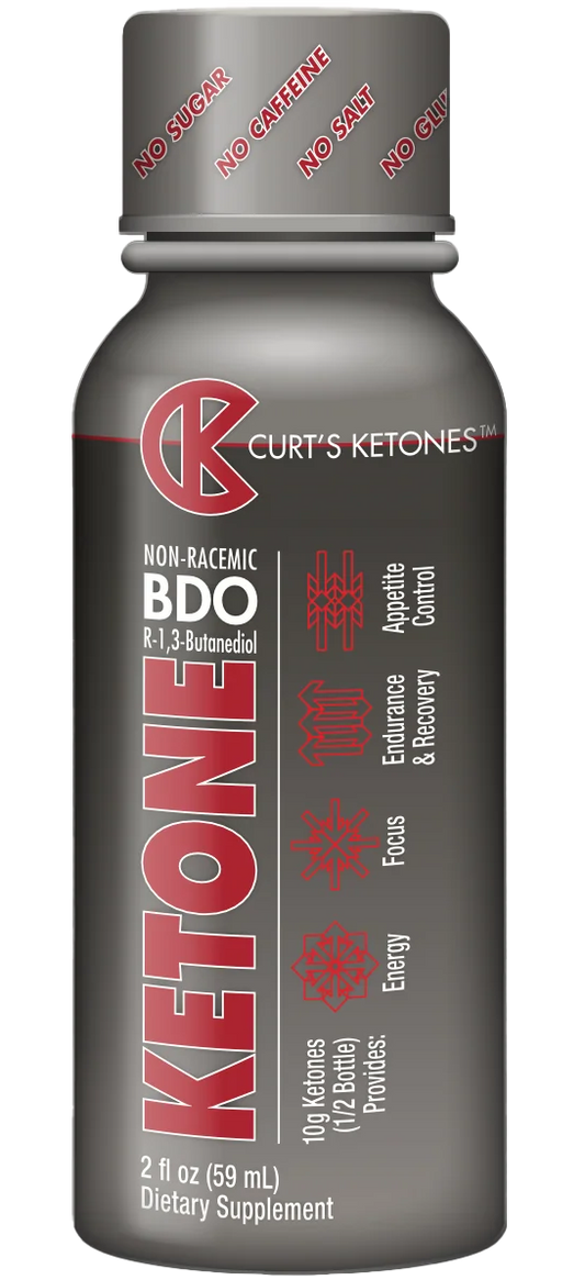 Curt's Ketones Exogenous Ketone Shot - 60ml bottle (10-pack)